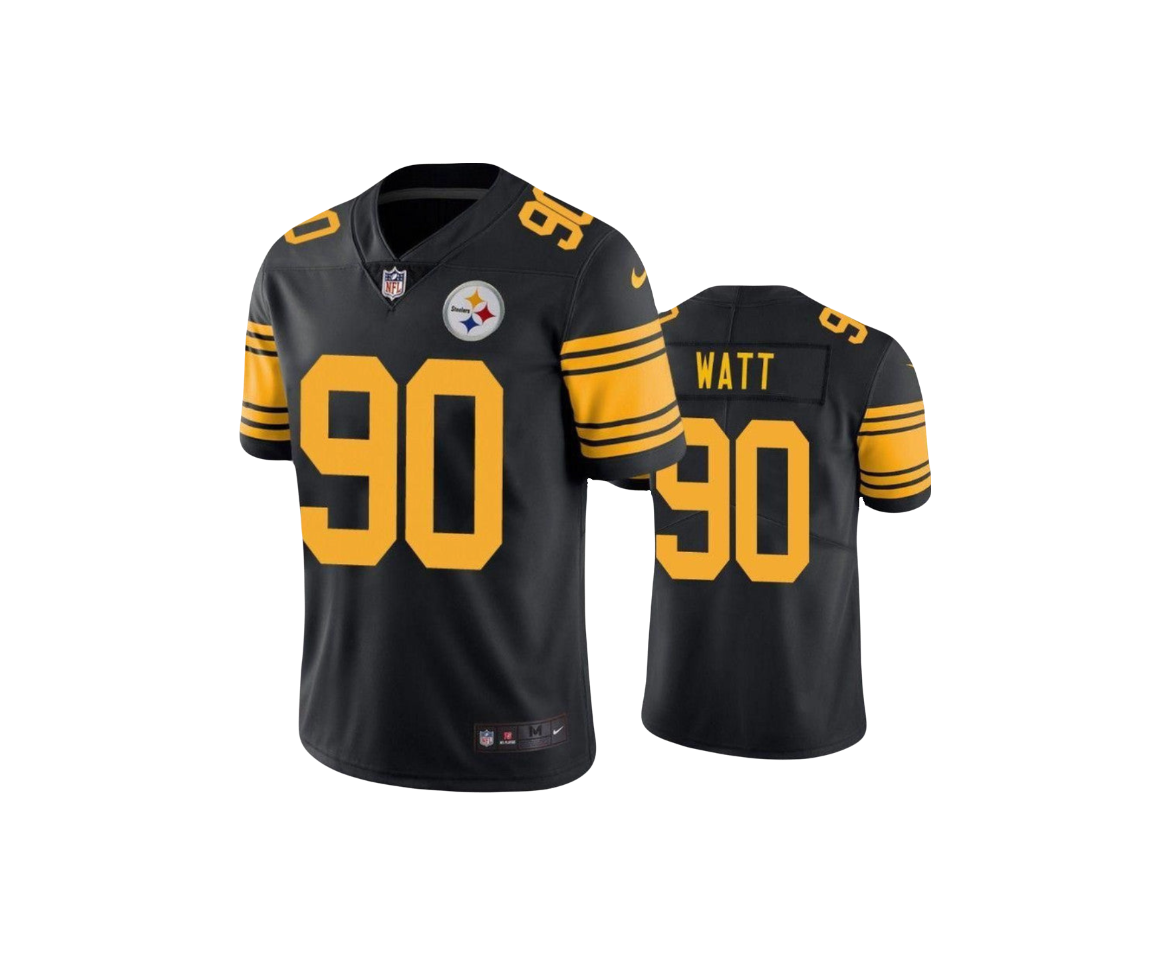 TJ Watt Pittsburgh Steelers NFL Color Rush Stitched Jersey – Lista's Locker  Room