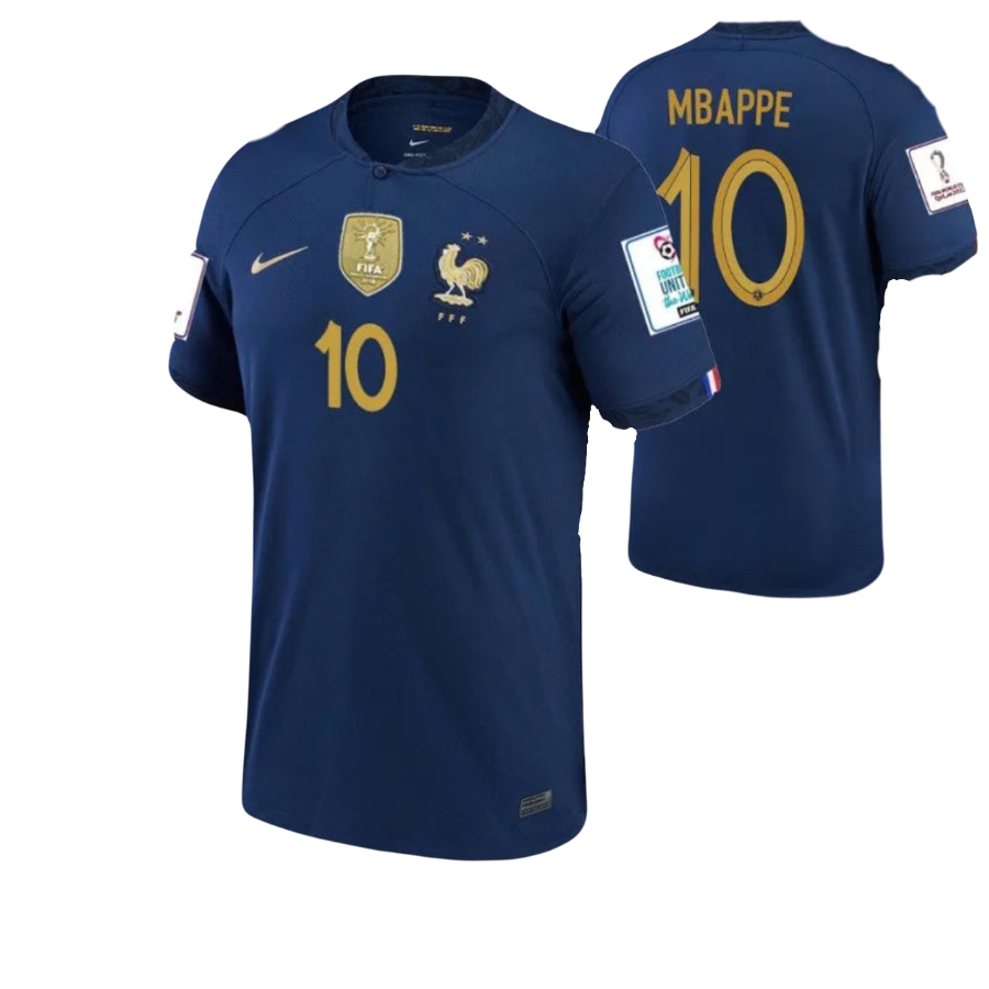 Kylian Mbappe France National Team 2022 FIFA World Cup Qatar Patch Hom –  Lista's Locker Room