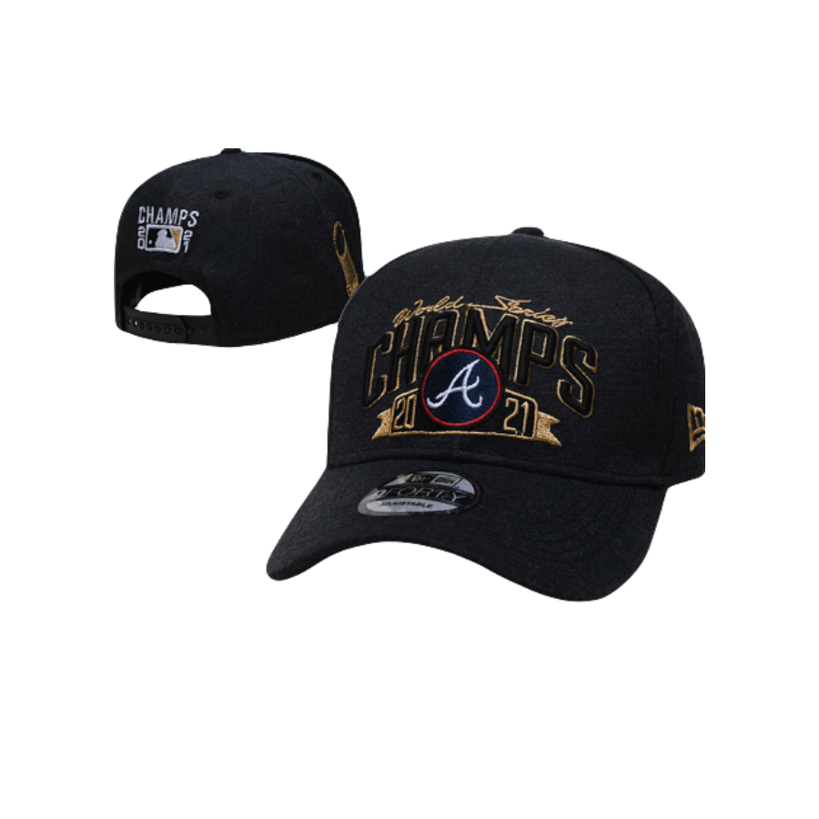 Atlanta Braves World Series 2021 Champs Black Beanie Hat