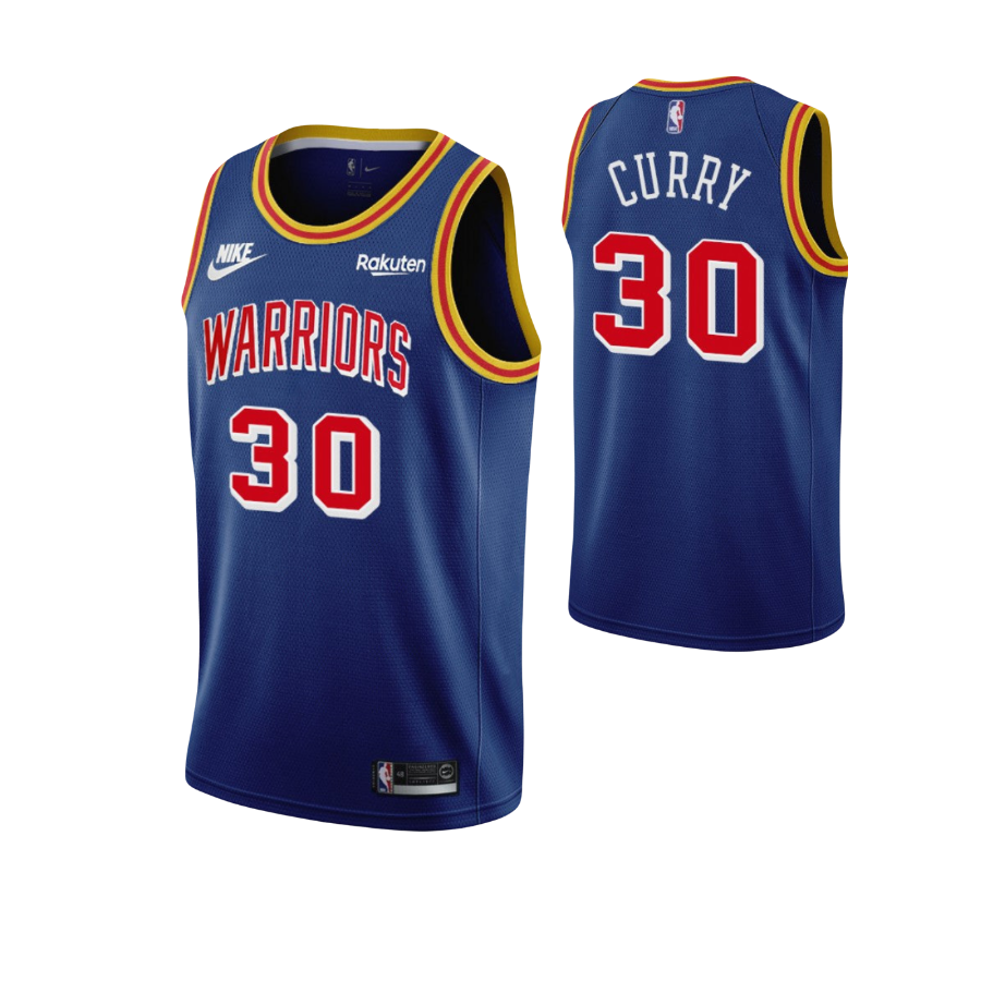 Golden State Warriors #30 Stephen Curry Gold City Jersey