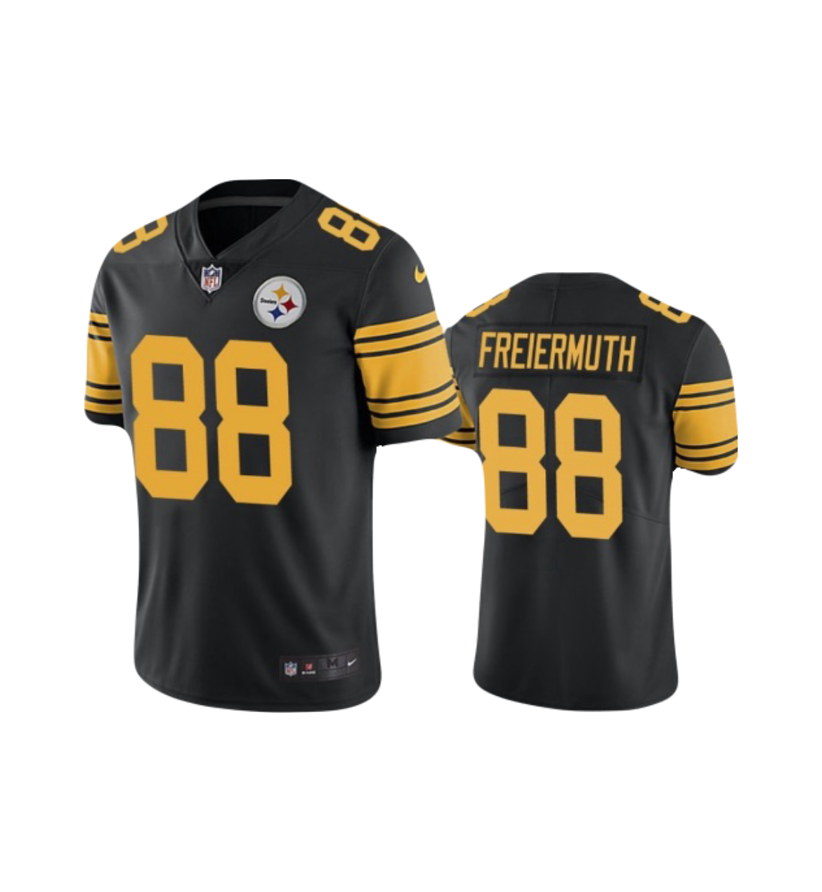 PAT FREIERMUTH PITTSBURGH STEELERS BLACK COLOR RUSH LIMITED JERSEY