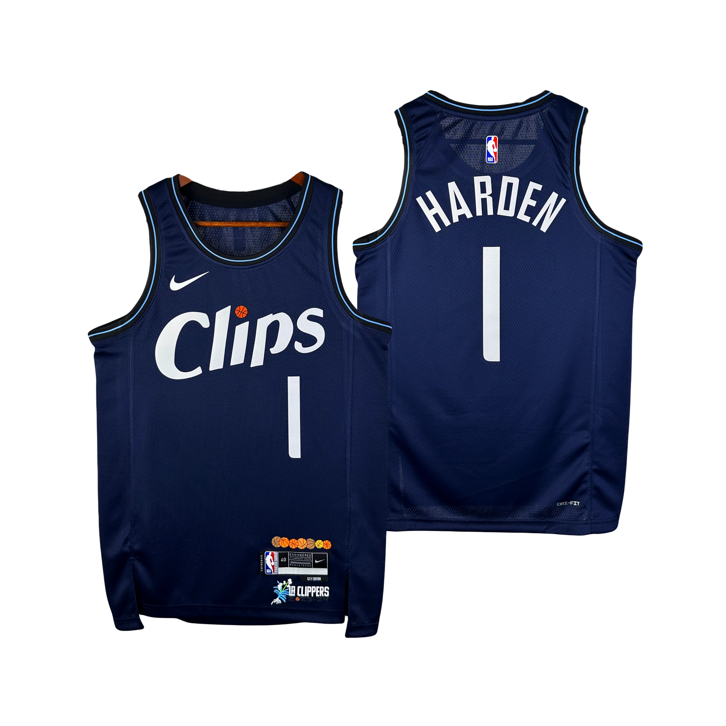 Los Angeles Clippers James Harden 2023/24 Jersey- City Edition
