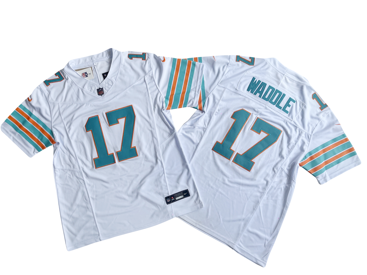 Jaylen Waddle Miami Dolphins NFL Throwback Classic F.U.S.E Nike Vapor Limited Jersey - White