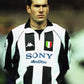 Zidane Juventus 1987/88 Home Kit Kappa Brand Iconic Classic Retro Jersey - Black & White