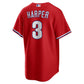 Philadelphia Phillies Bryce Harper MLB Nike Official Alternate Jersey - Red