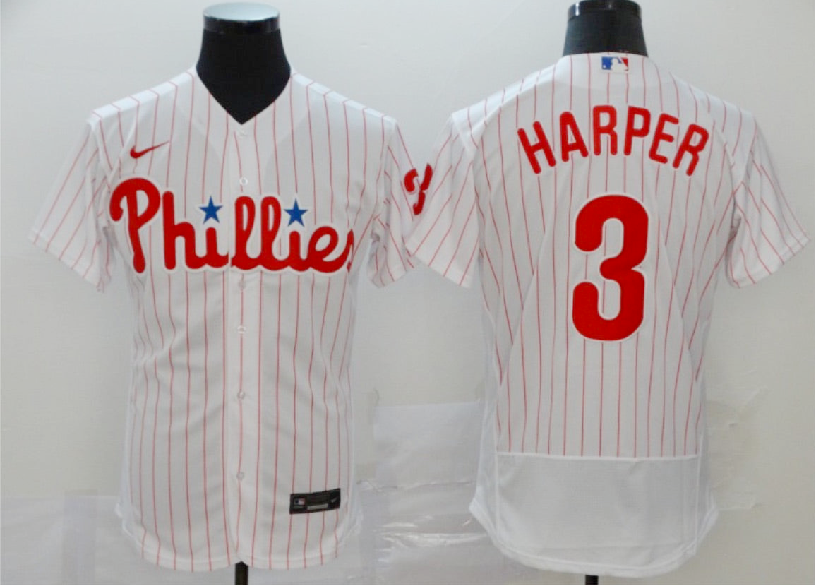 Bryce Harper Philadelphia Phillies MLB Nike Official Home Jersey - White