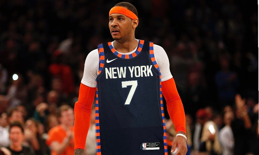 Carmelo Anthony New York Knicks Nike 2018/19 NBA Swingman Jersey - City Edition