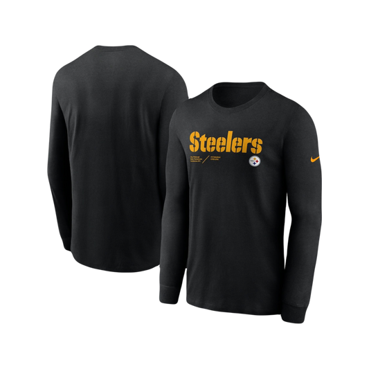 Pittsburgh Steelers ‘Foundation Fan’ NFL Nike Dri-Fit Longsleeve T-Shirt