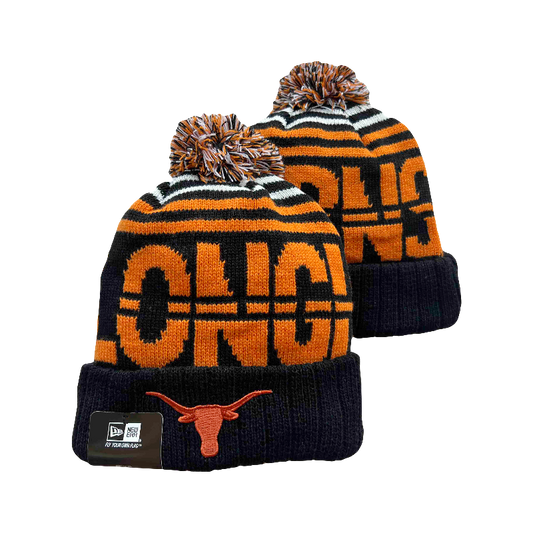 Texas Longhorns NCAA New Era Knit Beanie - Black