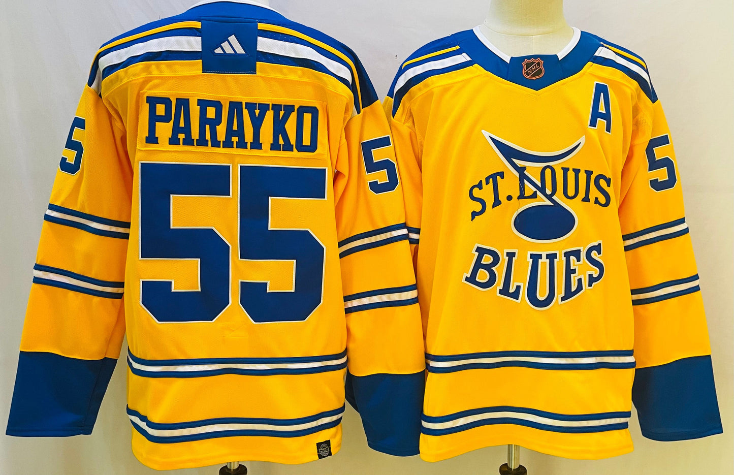 St Louis Blues Colton Parayko Adidas NHL Breakaway Player Reverse Retro Jersey