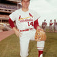 St. Louis Cardinals Ken Boyer 1964 MLB Mitchell Ness Cooperstown Classic Jersey - Cream