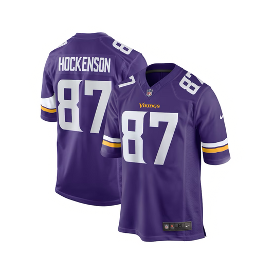 T.J Hockenson Minnesota Vikings Purple Home Nike Vapor F.U.S.E. Limited Jersey