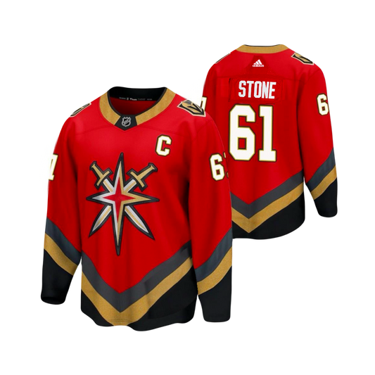 Vegas Golden Knights Mark Stone Adidas Reverse Retro NHL Breakaway Premier Player Jersey