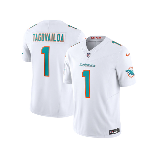Tua Tagovailoa Miami Dolphins NFL F.U.S.E Style Nike Vapor Limited Player Home Jersey - White