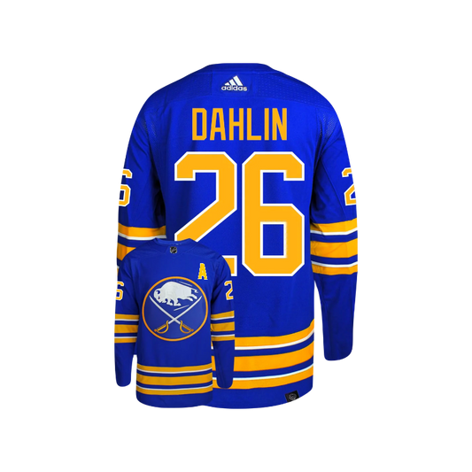 Buffalo Sabres Rasmus Dahlin 2023/24 Adidas NHL Breakaway Blue Home Player Jersey