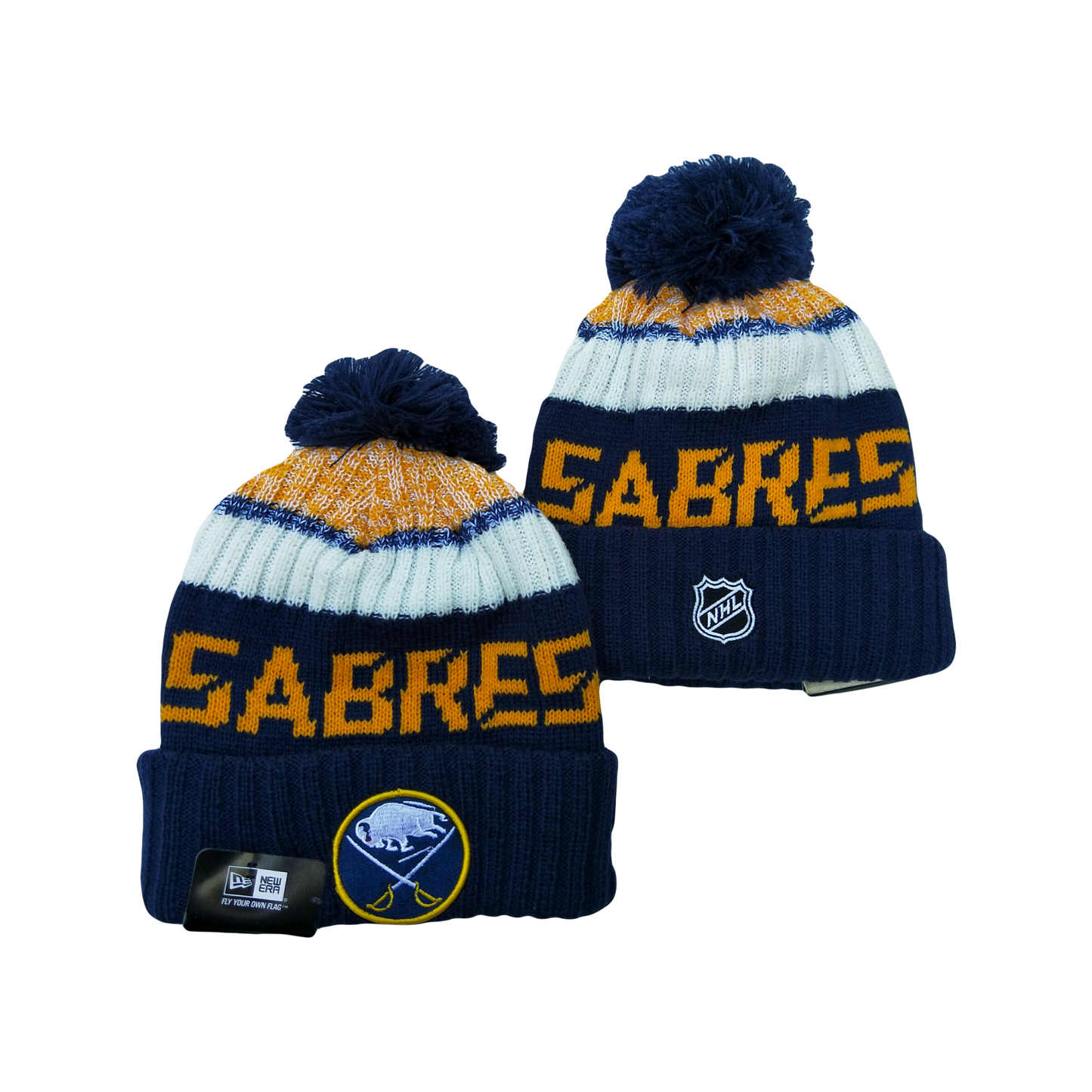 Buffalo Sabres NHL New Era Knit Beanie - Navy Blue