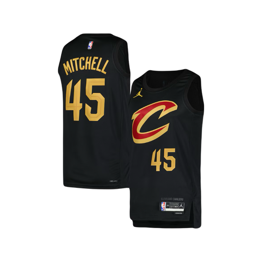 Donovan Mitchell Cleveland Cavaliers Jordan Brand Statement Edition NBA Swingman Jersey - Black