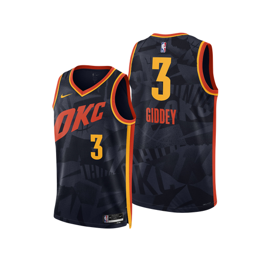 Josh Giddey Oklahoma City Thunder 2023/24 Nike City Edition NBA Swingman Jersey