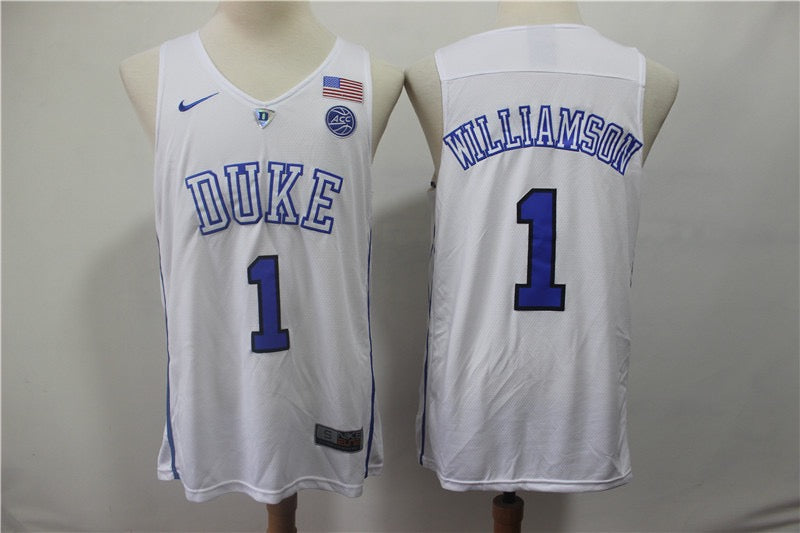 Duke Blue Devils Zion Williamson 2018 NCAA Campus Legend White College Basketball Jersey