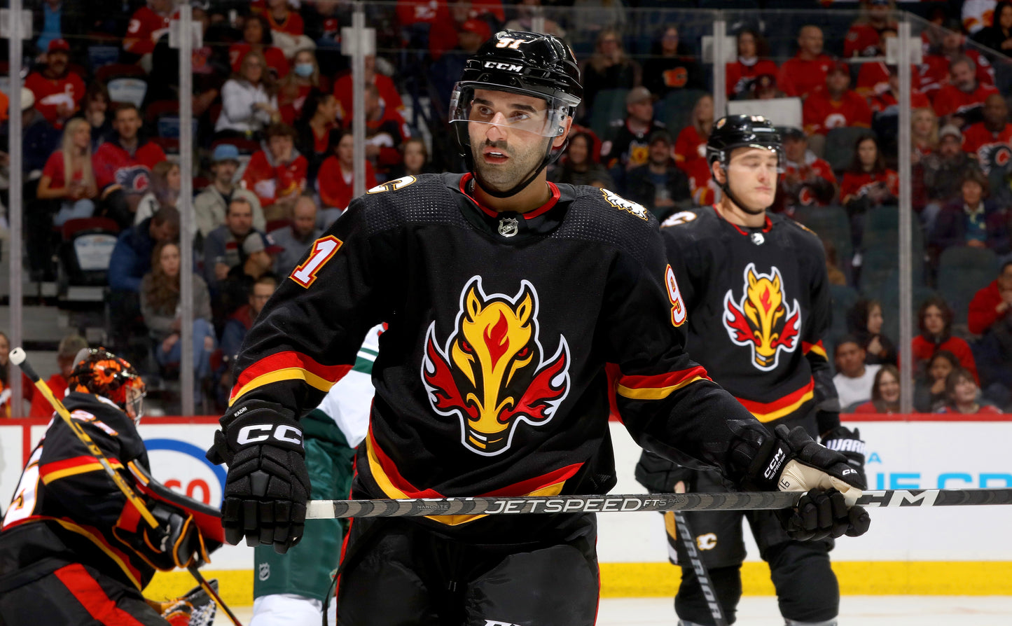 Calgary Flames Nazem Kadri Adidas 2023 NHL ‘Blasty’ Edition Player Jersey