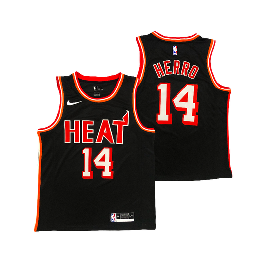 Miami Heat Tyler Herro 2014/15 NBA Swingman Jersey - Black Nike Classic Edition
