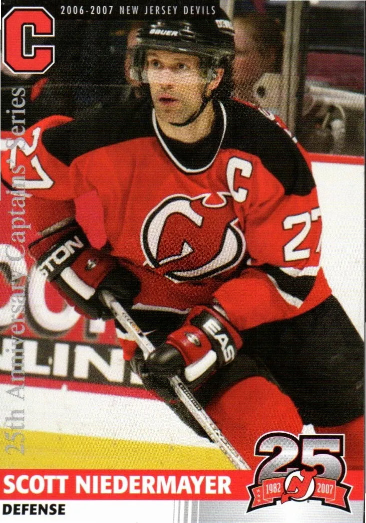 New Jersey Devils Scott Niedermayer Adidas NHL Breakaway Player Home Jersey