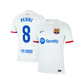 Pedri FC Barcelona 2023/24 Away Kit Nike Player Version Soccer Jersey - White
