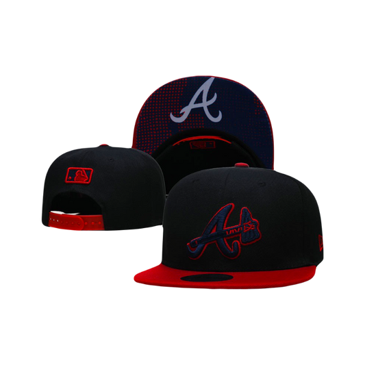 Atlanta Braves MLB ‘Neon Nights’ New Era Statement Snapback Hat- Black