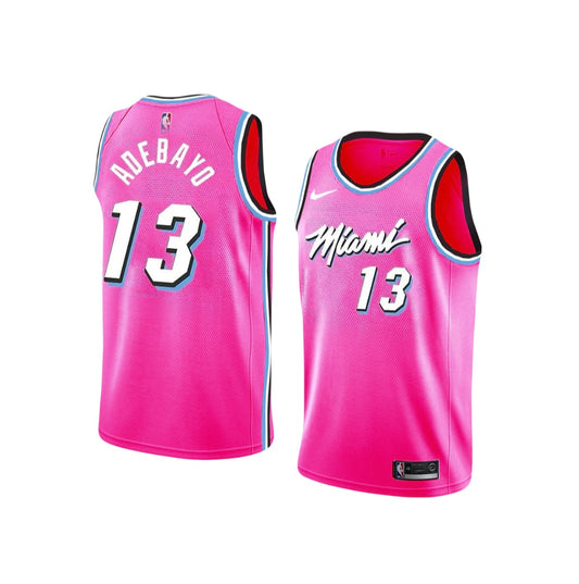 Bam Adebayo Miami Heat Hot Pink Nike City Edition 2019/20 NBA Swingman Jersey