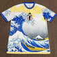 Japan National Team 2024/25 ‘Under the Wave off Kanagawa’ Adidas Authentic Away Jersey - The Great White Wave (Custom)