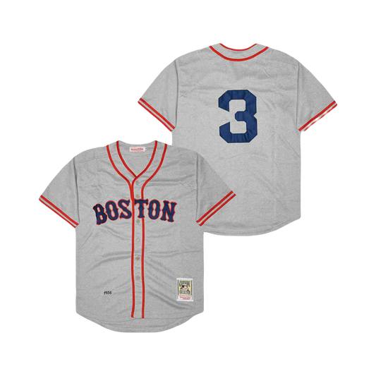 Boston Red Sox Babe Ruth Mitchell Ness Cooperstown Classic Iconic MLB Jersey