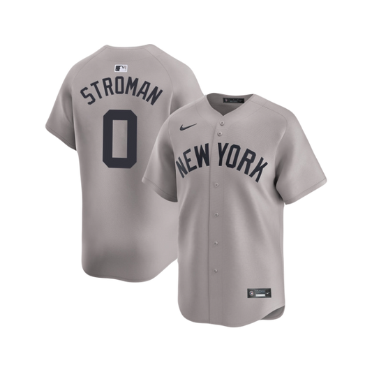 Marcus Stroman New York Yankees MLB Official Nike Away Fan Jersey - Gray (Name Plate)