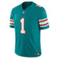 Tua Tagovailoa Miami Dolphins NFL Throwback Classic F.U.S.E Style Nike Vapor Limited Jersey - Teal