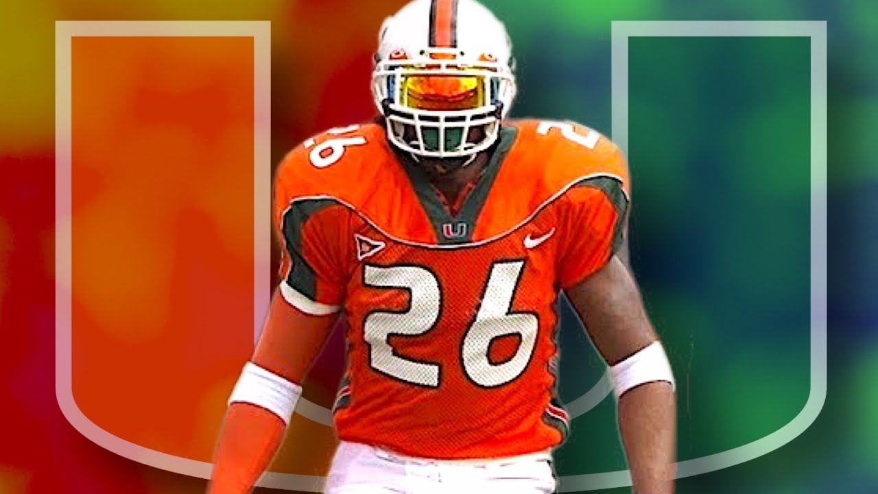 Miami Hurricanes Sean Taylor 2001 NCAA Campus Legends College Football Iconic Orange Jersey