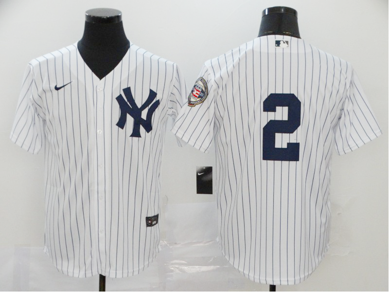 Derek Jeter New York Yankees MLB ‘2020 Hall of Fame Induction’ Nike Official Pinstripe Player Jersey - Home