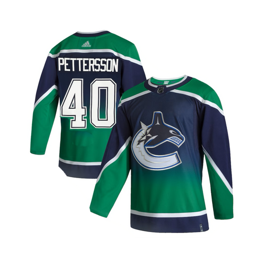 Vancouver Canucks Ellias Pettersson 2020/21 Adidas NHL Reverse Retro Premier Player Jersey