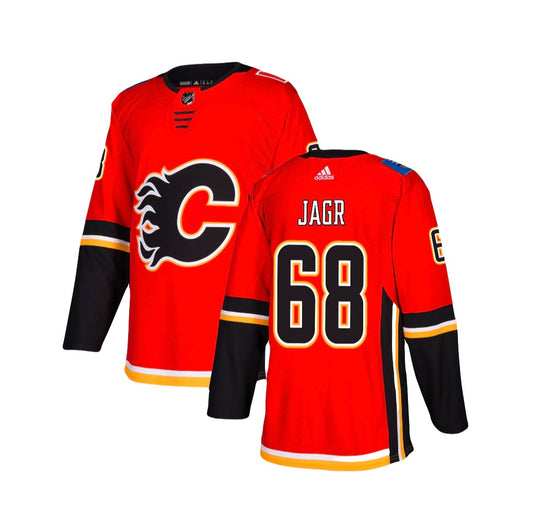 Calgary Flames Jaromir Jagr Adidas 2018 NHL Reverse Retro Premier Player Jersey
