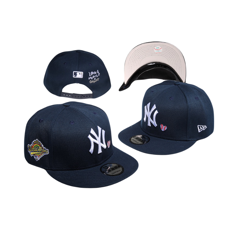 New York Yankees 1996 World Series MLB Love & Hustle = Game New Era Snapback Hat