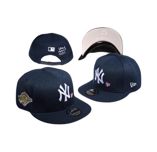 New York Yankees 1996 World Series MLB Love & Hustle = Game New Era Snapback Hat