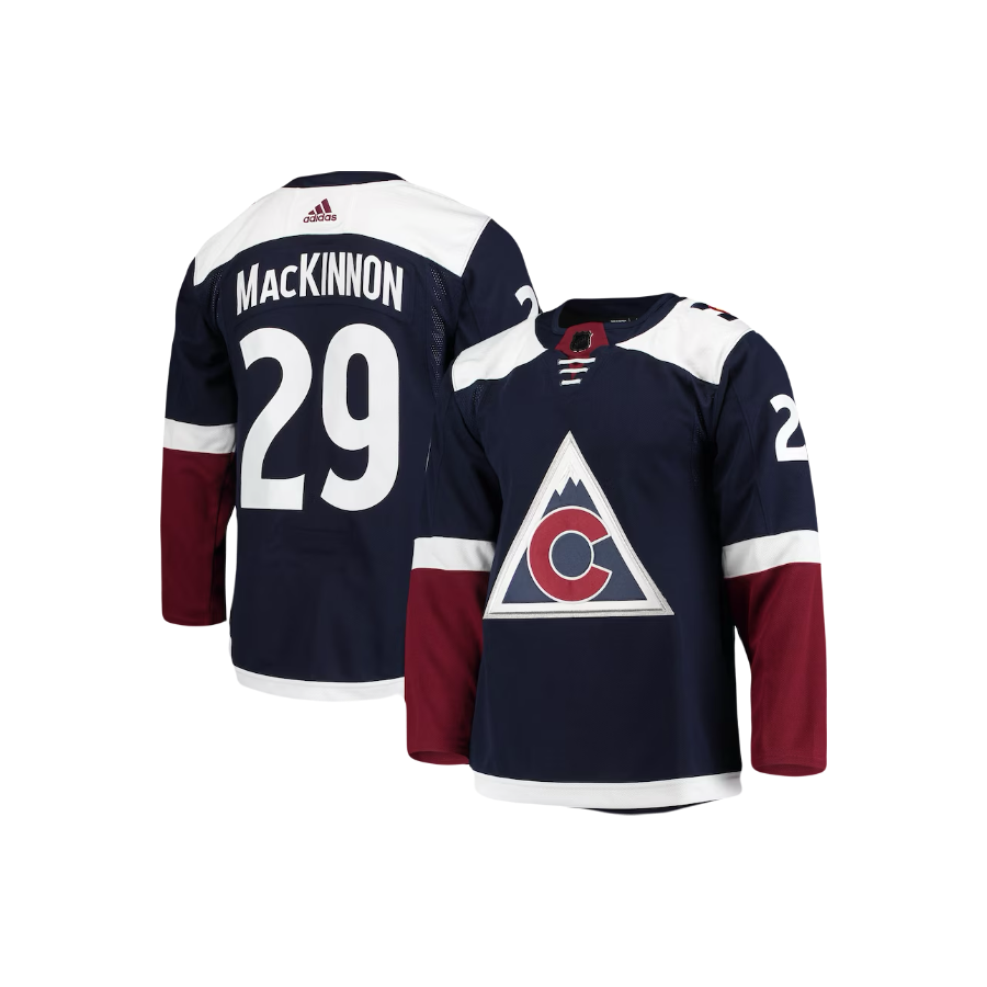 Colorado Avalanche Nathan MacKinnon Adidas NHL Navy Alternate Player Jersey