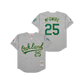 Mark McGwire Oakland Athletics ‘Battle of the Bay World Series’ 1989 MLB Mitchell & Ness Cooperstown Collection Jersey - Gray