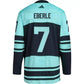 Seattle Krakken Jordan Eberle Adidas 2024 NHL Reverse Regro Premier Player Jersey