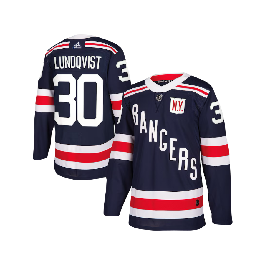 Henrik Lundquist New York Rangers 2018 NHL Winter Classic Adidas Premier Player Jersey - Navy