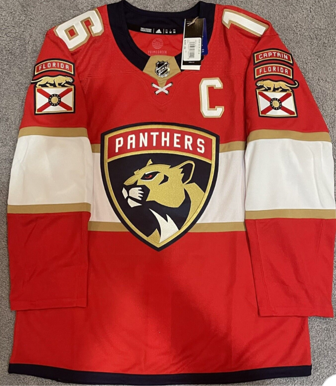 Aleksander Barkov Florida Panthers NHL Authentic Adidas Home Premier Player Jersey - Red