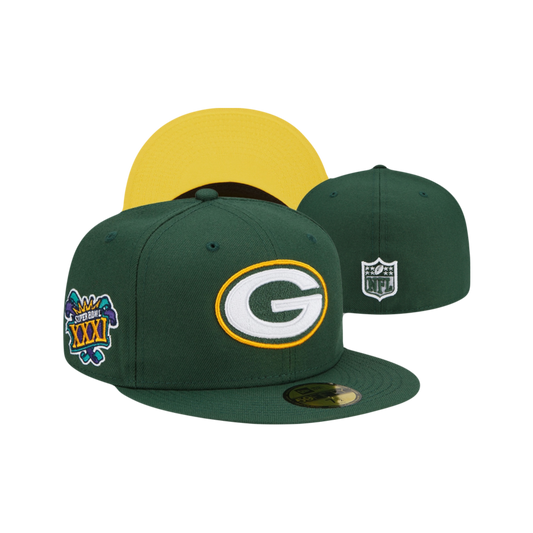 Green Bay Packers New Era NFL ‘Super Bowl XXXI’ Fitted Hat