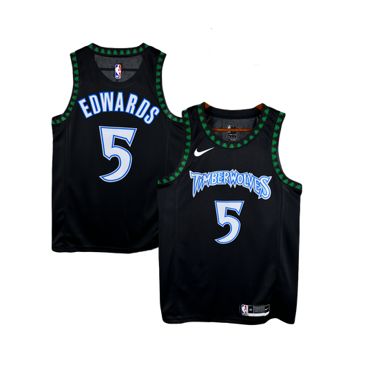Anthony Edwards Minnesota Timberwolves Nike Classic Edition NBA Swingman Jersey - Black