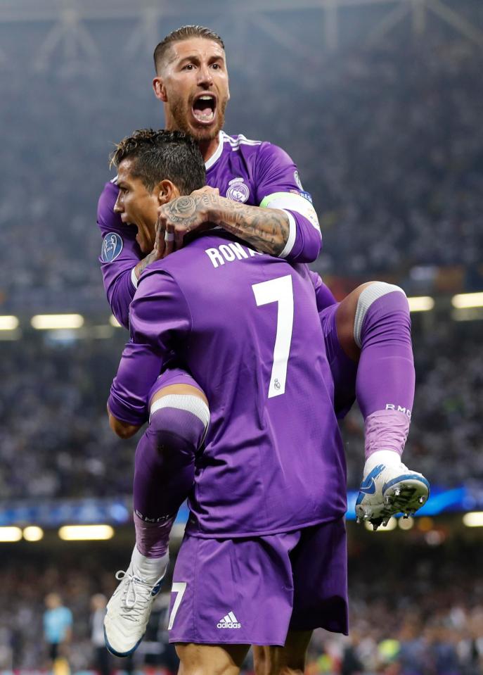 Cristiano Ronaldo Real Madrid 2016/17 UEFA Champions League Final Adidas Alternate Authentic Replica Fan Version Jersey - Purple