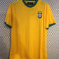 Pelé Brazil National Team Season 1970 World Cup Classic Iconic Retro Soccer Jersey - Yellow
