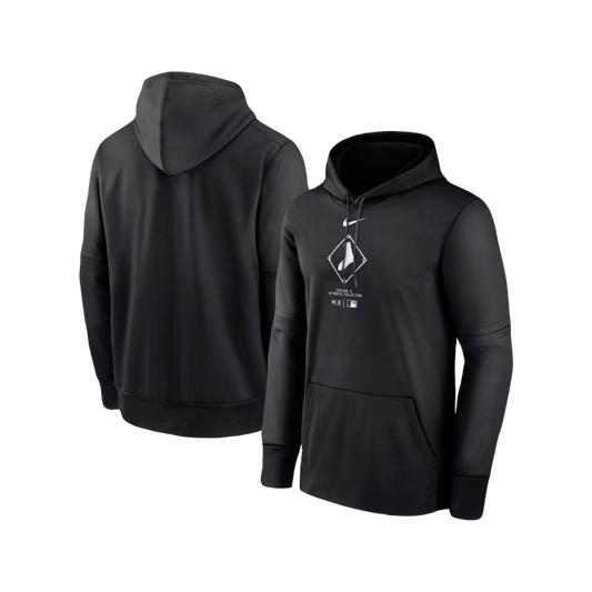 Chicago White Sox MLB City Connect Nike Therma Performance Pullover Hoodie - Black