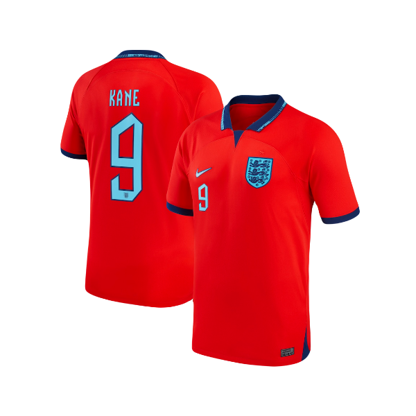 Harry Kane England National Team 2022/23 Away Authentic Nike On-Field Player Version Soccer Jersey - Red
